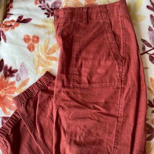 High Waist Utility Pants